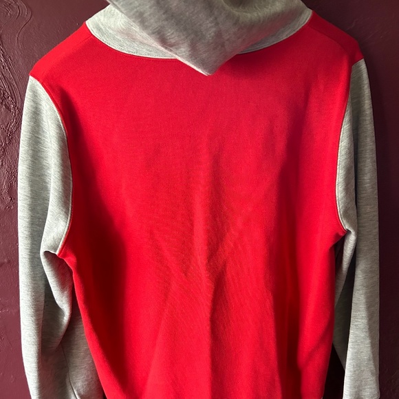J. Crew Red Zip-Up Hoodie Sweatshirt - Picture 5 of 5